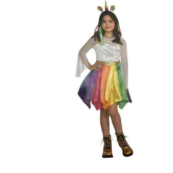 Child Large 12-14 Mystical Unicorn Dress Up Halloween Costume - Picture 4 of 5